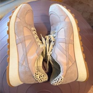 Dolce Vita Pink and Cream Sneakers